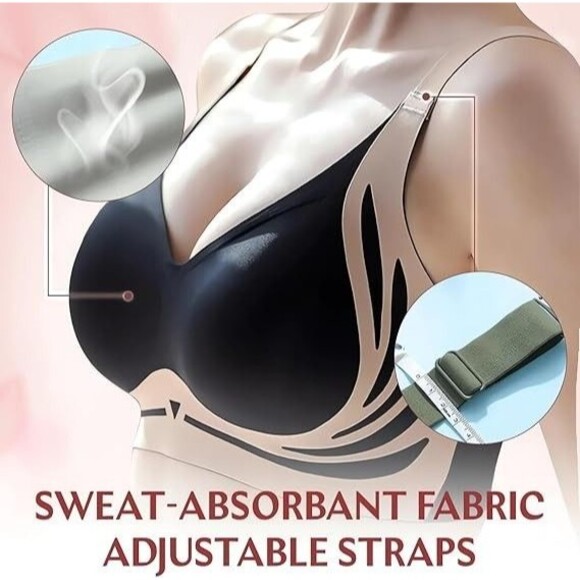 lot of 2 Bras,Lushfitting Powerful Push-Up Seamless Wire-Free Support Bra MEDIUM - Picture 11 of 11